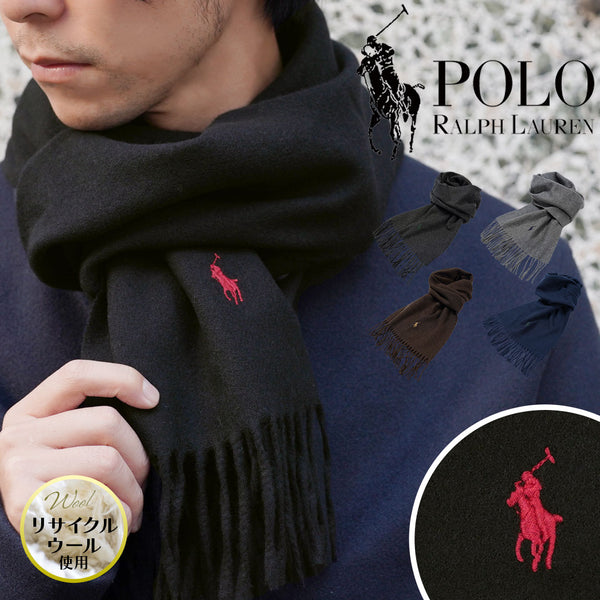 ポロ ラルフローレン POLO RALPH LAUREN RECYCLED WOOL MUFFLER マフラー