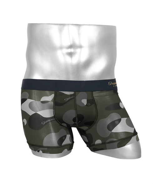 【5】グレイブボールト Gravevault Camouflage JACKDAW ショート メンズ ボクサーパンツ 高級 国産 日本製 芸能人愛用 おしゃれ【メール便】