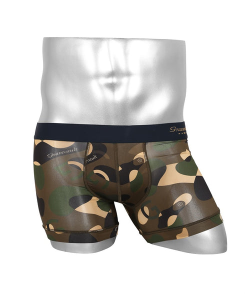 【5】グレイブボールト Gravevault Camouflage JACKDAW ショート メンズ ボクサーパンツ 高級 国産 日本製 芸能人愛用 おしゃれ【メール便】