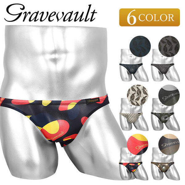 【5】グレイブボールト Gravevault Camouflage JACKDAW メンズ ビキニ 高級 国産 日本製 芸能人愛用 おしゃれ 高級【メール便】