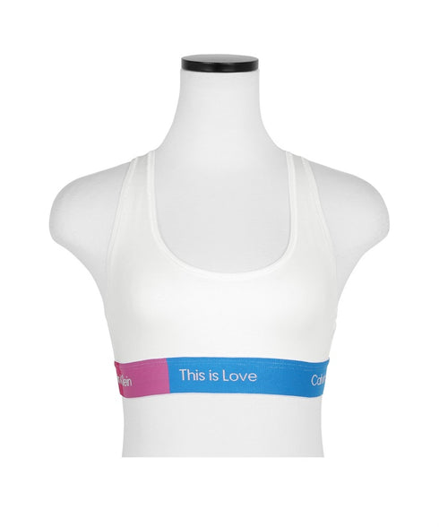 カルバンクライン Calvin Klein Modern Cotton This is Love Coloblock UNLINED BRALETTE レディース ブラ 【メール便】 OUTLET SALE_F cts