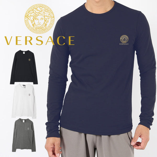 ヴェルサーチェ VERSACE La Medusa メンズ クルーネックロンT