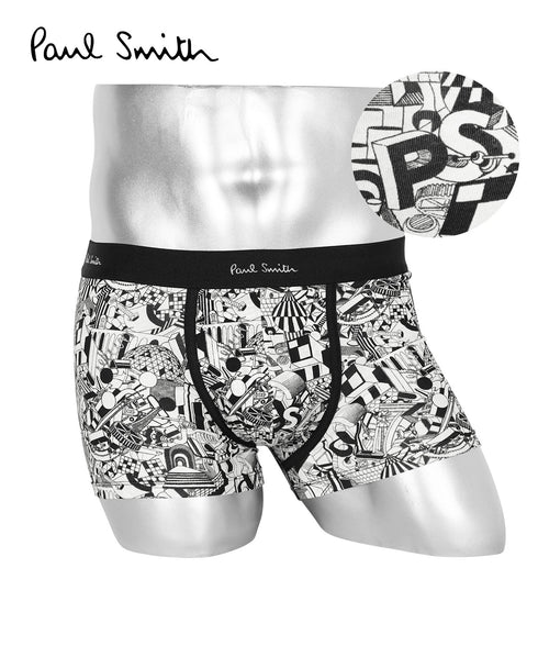 ポールスミス Paul Smith PS PRINTED メンズ ボクサーパンツ 【メール便】 OUTLET SALE_F cts プレゼント クリスマス ギフト 彼氏 夫 旦那
