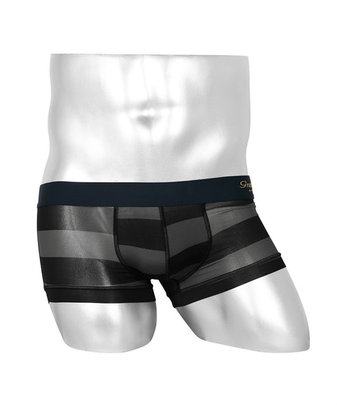 【5】グレイブボールト Gravevault BorderLine メンズ ローライズ ボクサーパンツ おしゃれ 芸能人 愛用 国産 日本製 高級 ラッピング無料【メール便】