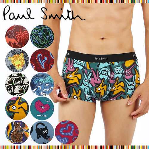 ポールスミス Paul Smith PS PRINTED メンズ ローライズボクサーパンツ 【メール便】 cts プレゼント ギフト 彼氏 夫 旦那