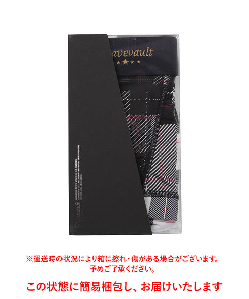 グレイブボールト Gravevault TRIBE CHECK メンズ ローライズボクサーパンツ