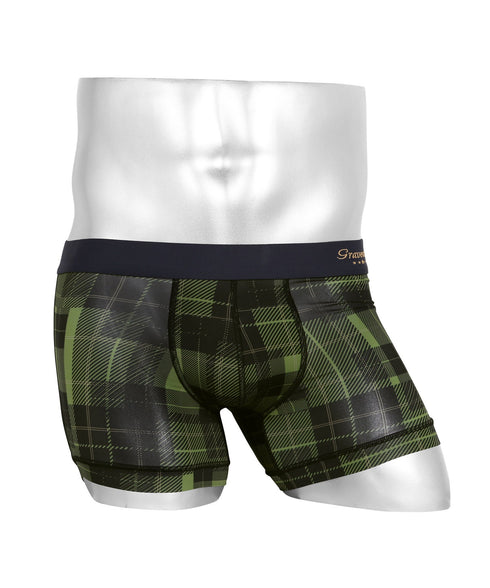 グレイブボールト Gravevault TRIBE CHECK メンズ ショートボクサーパンツ