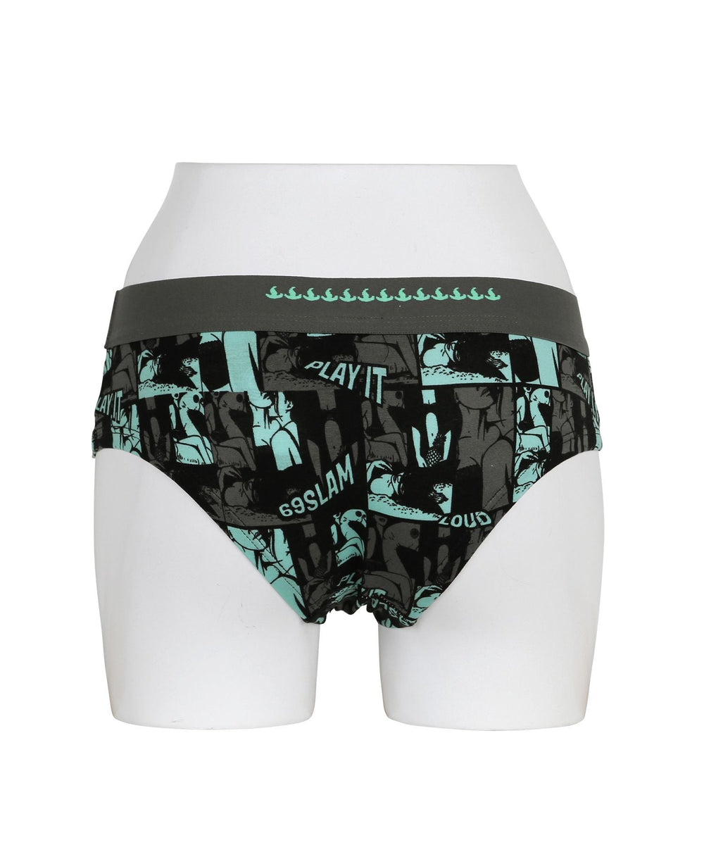 69SLAM☆PLAIN GREY BAMBOO BOXER ボクサーパンツ ショーツ 下着 ロックスラム 69SLAM BAMBOO BOXER レディース ボクサーショーツ