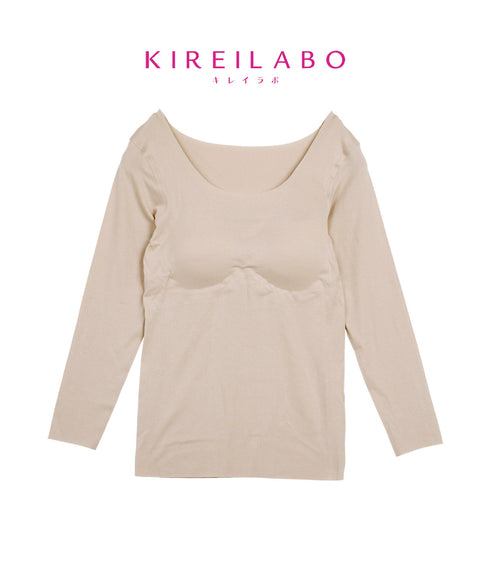 グンゼ GUNZE KIREILABO Fitte 完全無縫製 レディース 8分袖インナー 【メール便】