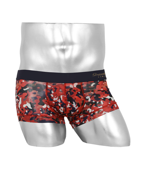 グレイブボールト Gravevault Dry leaves camouflage メンズ ローライズボクサーパンツ