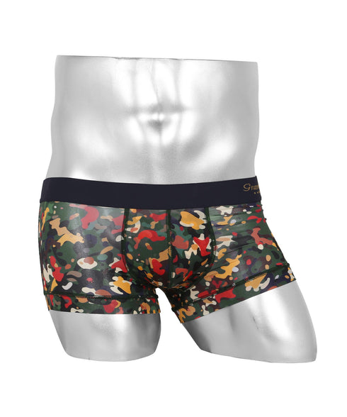 グレイブボールト Gravevault Dry leaves camouflage メンズ ローライズボクサーパンツ