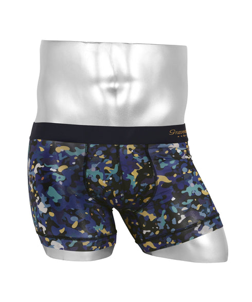 グレイブボールト Gravevault Dry leaves camouflage メンズ ショートボクサーパンツ