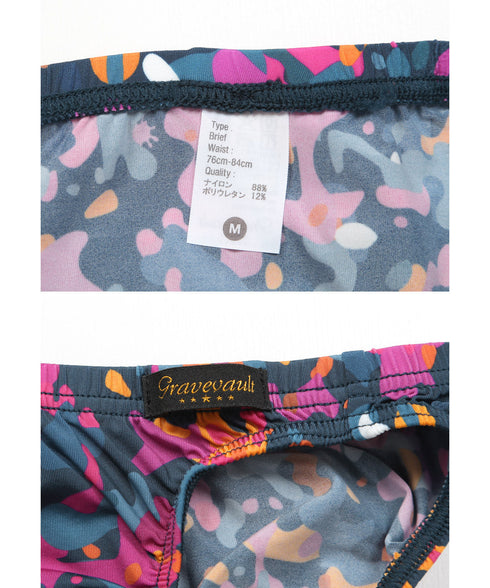 グレイブボールト Gravevault Dry leaves camouflage メンズ ビキニ