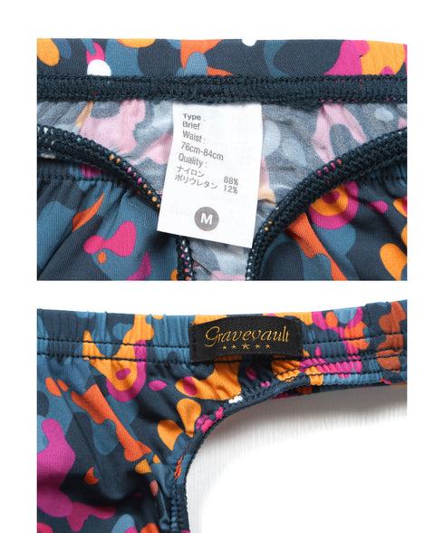 グレイブボールト Gravevault Dry leaves camouflage メンズ Tバック