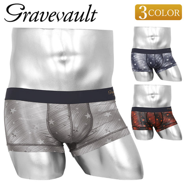 グレイブボールト Gravevault Shelter Star ローライズ メンズ ボクサーパンツ