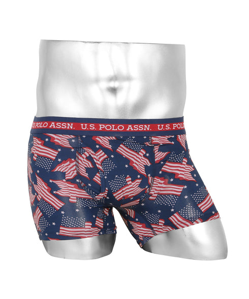 ユーエスポロアッスン U.S.POLO ASSN USPA 総柄 メンズ ボクサーパンツ 【メール便】