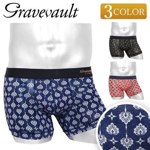 グレイブボールト Gravevault Botanival Plants メンズ ショートボクサーパンツ