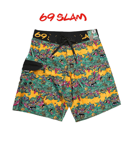 ロックスラム 69SLAM LONG LENGTH BOARDSHORT メンズ サーフパンツ