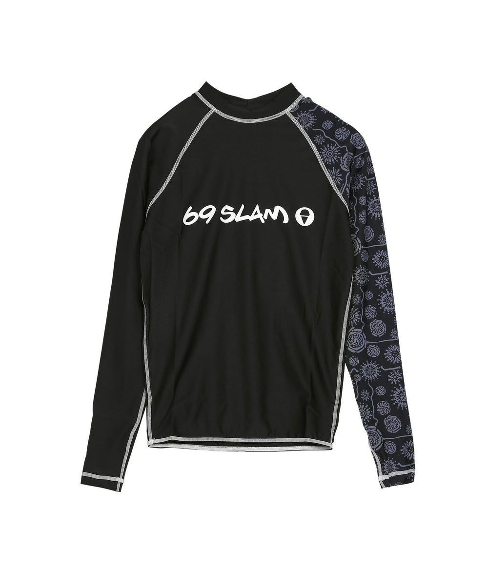 69SLAM☆SAMOAN DIEGO L/S RASH VEST ラッシュベスト/ガード ロックスラム 69SLAM DIEGO L/S RASH VEST メンズ ラッシュ ロン