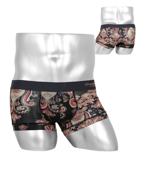 グレイブボールト Gravevault Vintage aloha Oriental BANDANA MASK メンズ ローライズ ボクサーパンツ 【メール便】