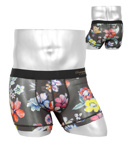 グレイブボールト Gravevault Vintage aloha Playful mood MASK メンズ ショート ボクサーパンツ 【メール便】
