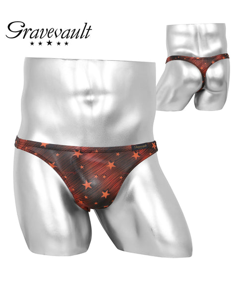 グレイブボールト Gravevault Vintage aloha Playful mood dry leaves camouflage メンズ Tバック 【メール便】