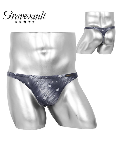 グレイブボールト Gravevault Vintage aloha Playful mood dry leaves camouflage メンズ Tバック 【メール便】