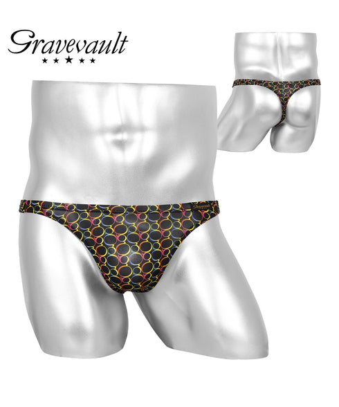 グレイブボールト Gravevault Vintage aloha Playful mood dry leaves camouflage メンズ Tバック 【メール便】