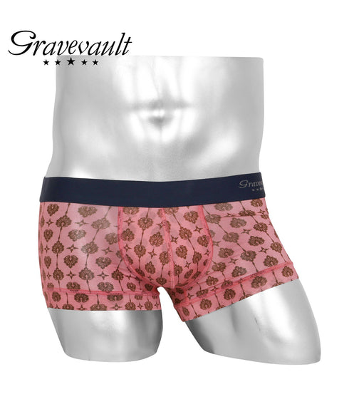 グレイブボールト Gravevault Logo type Botanical Plants Final trump card 千總 メンズ ローライズ ボクサーパンツ 【メール便】