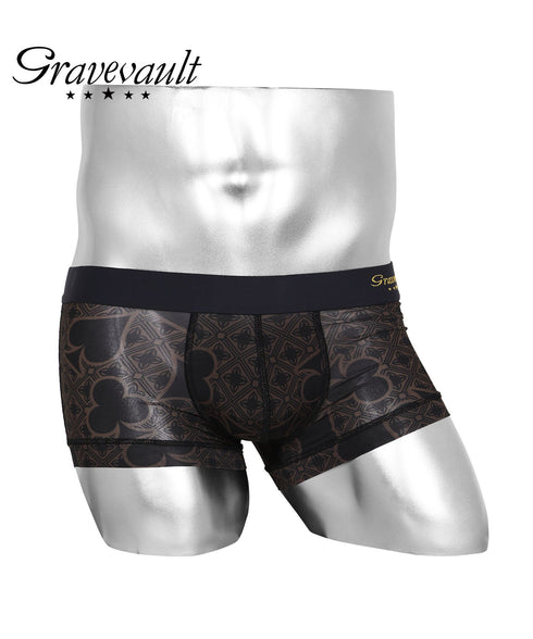 グレイブボールト Gravevault Logo type Botanical Plants Final trump card 千總 メンズ ローライズ ボクサーパンツ 【メール便】
