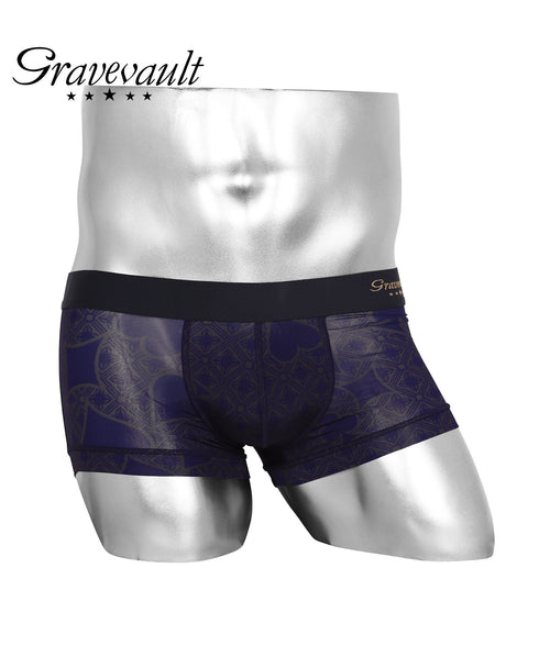 グレイブボールト Gravevault Logo type Botanical Plants Final trump card 千總 メンズ ローライズ ボクサーパンツ 【メール便】