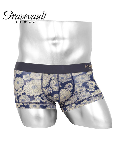 グレイブボールト Gravevault Logo type Botanical Plants Final trump card 千總 メンズ ローライズ ボクサーパンツ 【メール便】
