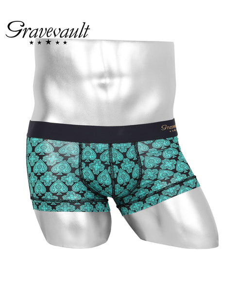 グレイブボールト Gravevault Logo type Botanical Plants Final trump card 千總 メンズ ローライズ ボクサーパンツ 【メール便】