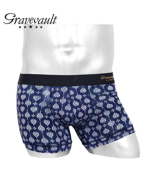 グレイブボールト Gravevault Logo type Final trump card Botanical Plants 千總 メンズ ショート ボクサーパンツ 【メール便】