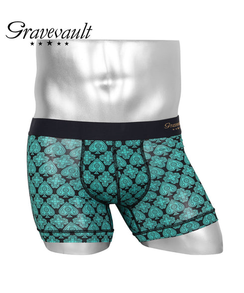 グレイブボールト Gravevault Logo type Final trump card Botanical Plants 千總 メンズ ショート ボクサーパンツ 【メール便】