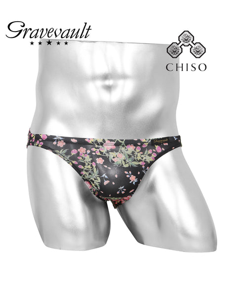 グレイブボールト Gravevault Logo type Final trump card Botanical Plants 千總 メンズ ビキニ 【メール便】