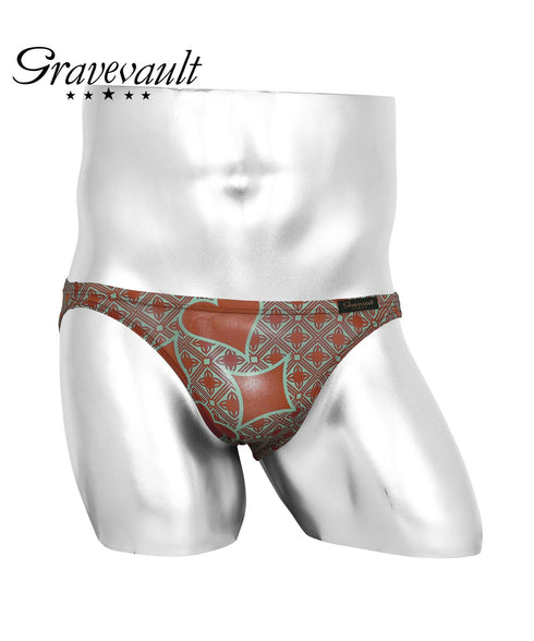 グレイブボールト Gravevault Logo type Final trump card Botanical Plants 千總 メンズ ビキニ 【メール便】