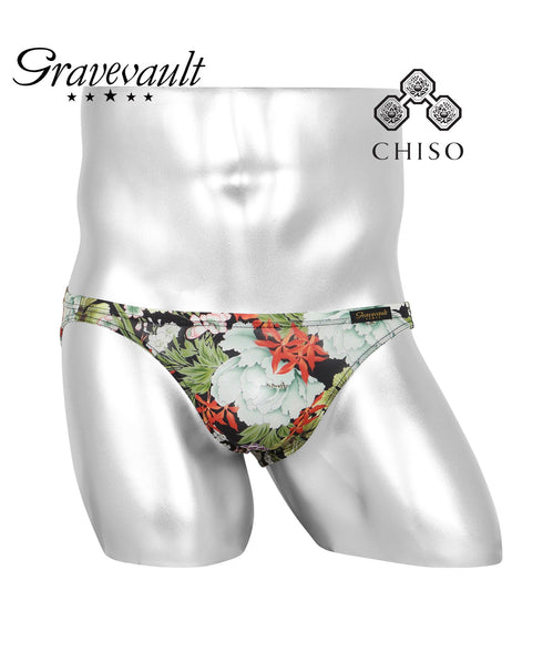 グレイブボールト Gravevault Logo type Final trump card Botanical Plants 千總 メンズ ビキニ 【メール便】