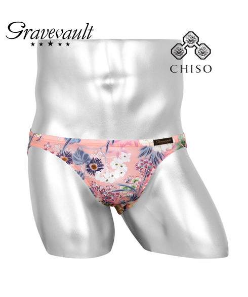 グレイブボールト Gravevault Logo type Final trump card Botanical Plants 千總 メンズ ビキニ 【メール便】