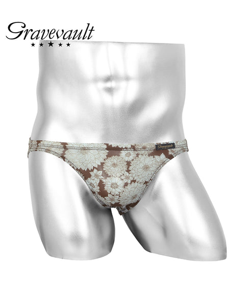 グレイブボールト Gravevault Logo type Final trump card Botanical Plants 千總 メンズ ビキニ 【メール便】