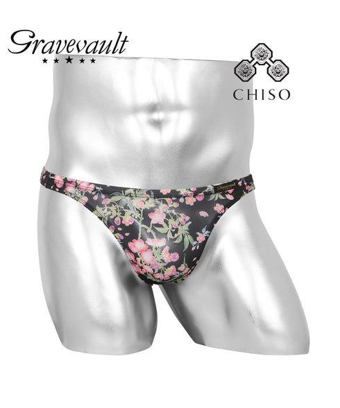 グレイブボールト Gravevault Logo type Final trump card Botanical Plants 千總 メンズ Tバック 【メール便】