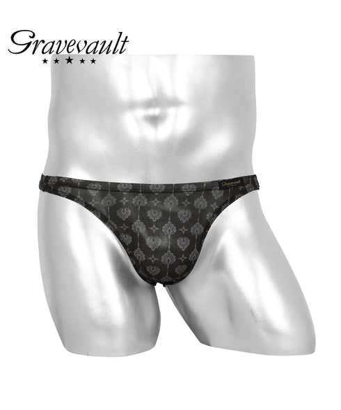 グレイブボールト Gravevault Logo type Final trump card Botanical Plants 千總 メンズ Tバック 【メール便】