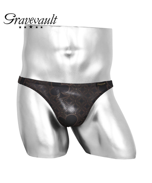 グレイブボールト Gravevault Logo type Final trump card Botanical Plants 千總 メンズ Tバック 【メール便】