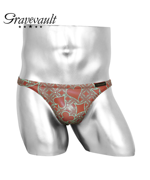 グレイブボールト Gravevault Logo type Final trump card Botanical Plants 千總 メンズ Tバック 【メール便】