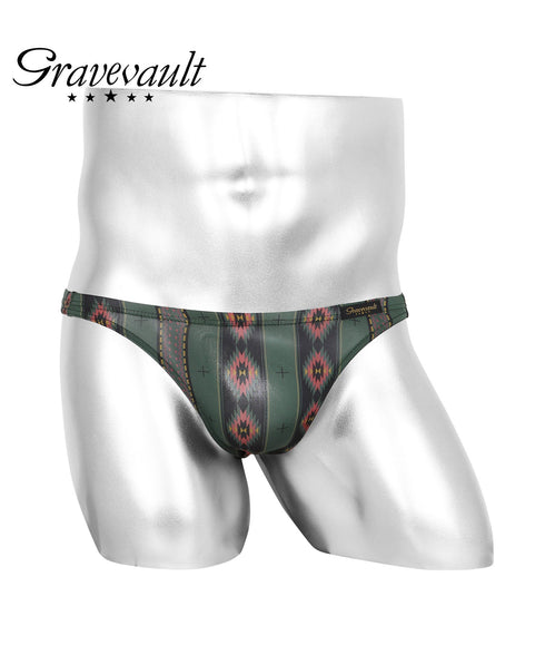 グレイブボールト Gravevault Logo type Final trump card Botanical Plants 千總 メンズ Tバック 【メール便】