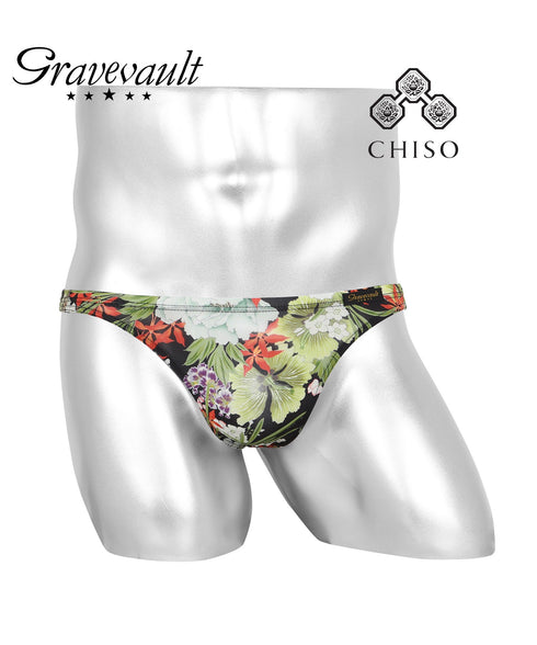 グレイブボールト Gravevault Logo type Final trump card Botanical Plants 千總 メンズ Tバック 【メール便】