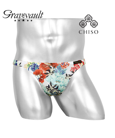 グレイブボールト Gravevault Logo type Final trump card Botanical Plants 千總 メンズ Tバック 【メール便】