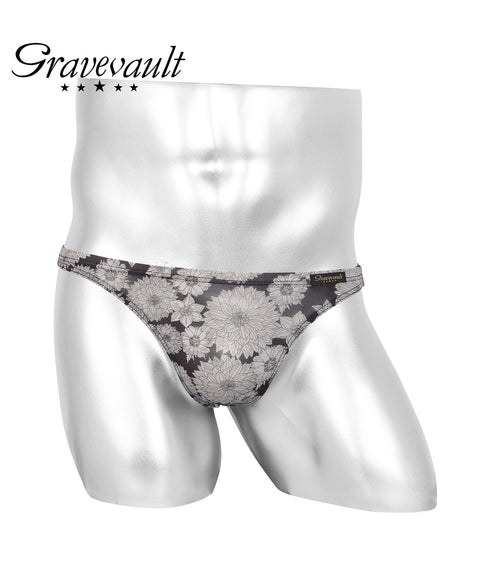 グレイブボールト Gravevault Logo type Final trump card Botanical Plants 千總 メンズ Tバック 【メール便】