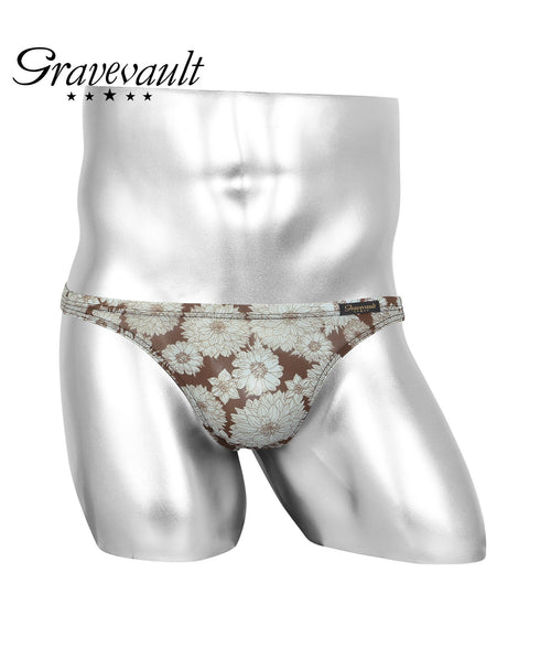 グレイブボールト Gravevault Logo type Final trump card Botanical Plants 千總 メンズ Tバック 【メール便】