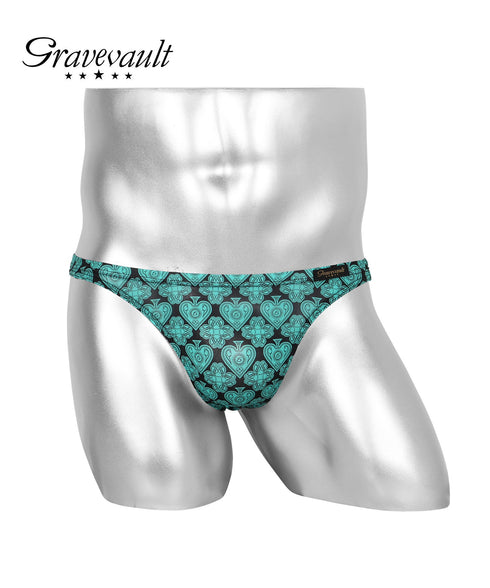 グレイブボールト Gravevault Logo type Final trump card Botanical Plants 千總 メンズ Tバック 【メール便】